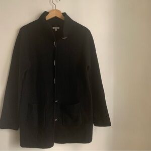 Vintage Boiled wool cardigan/light jacket